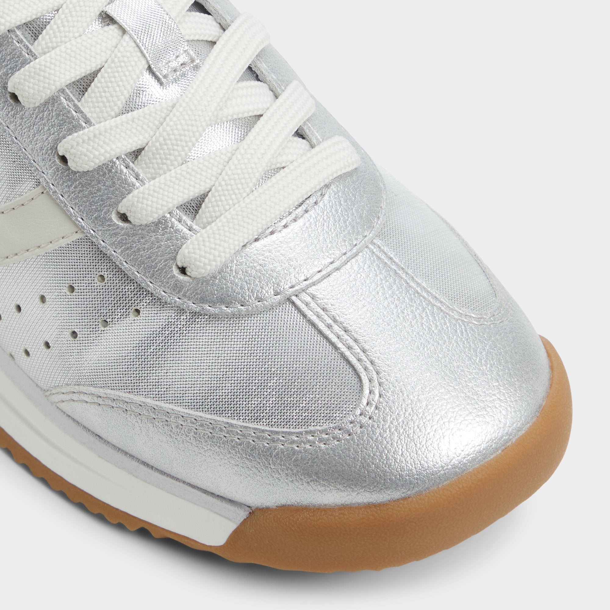 Aldo Stepcount Silver Women's Low top sneakers - Jogger sneaker, Jogger sole Women