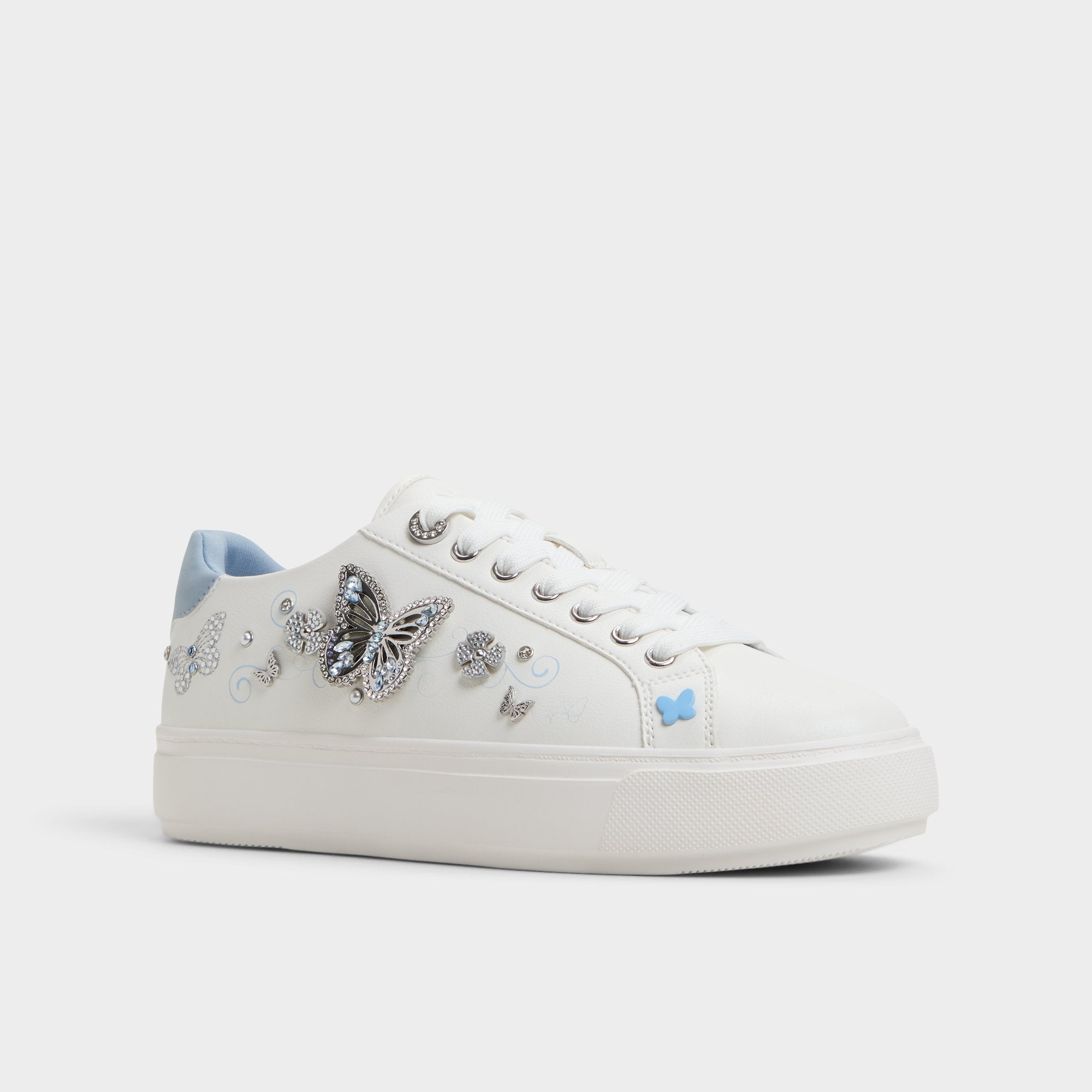 Aldo Saxony White/Multi Women's Platform and wedge sneakers - Low top sneaker Women