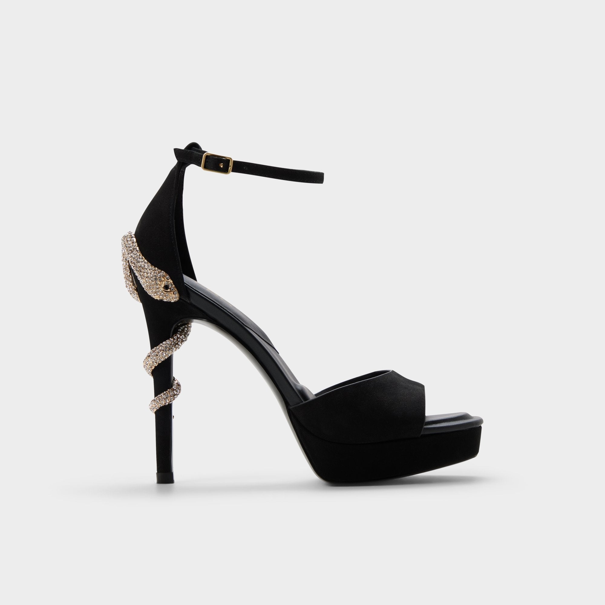 Aldo Medusa in Other Black 14266744 - Strappy heeled sandal, Platform Women|New