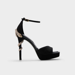 Aldo Medusa in Other Black 14266744 - Strappy heeled sandal, Platform Women|New