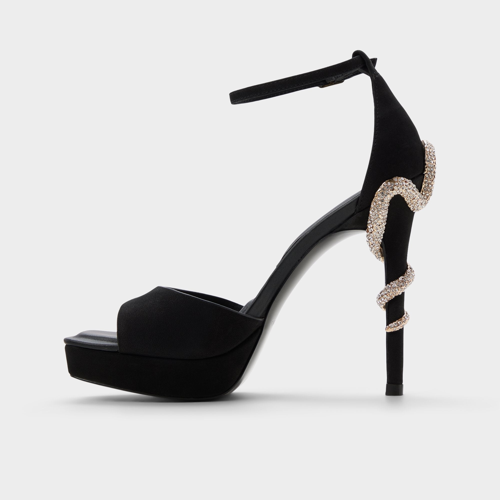 Aldo Medusa in Other Black 14266744 - Strappy heeled sandal, Platform Women|New