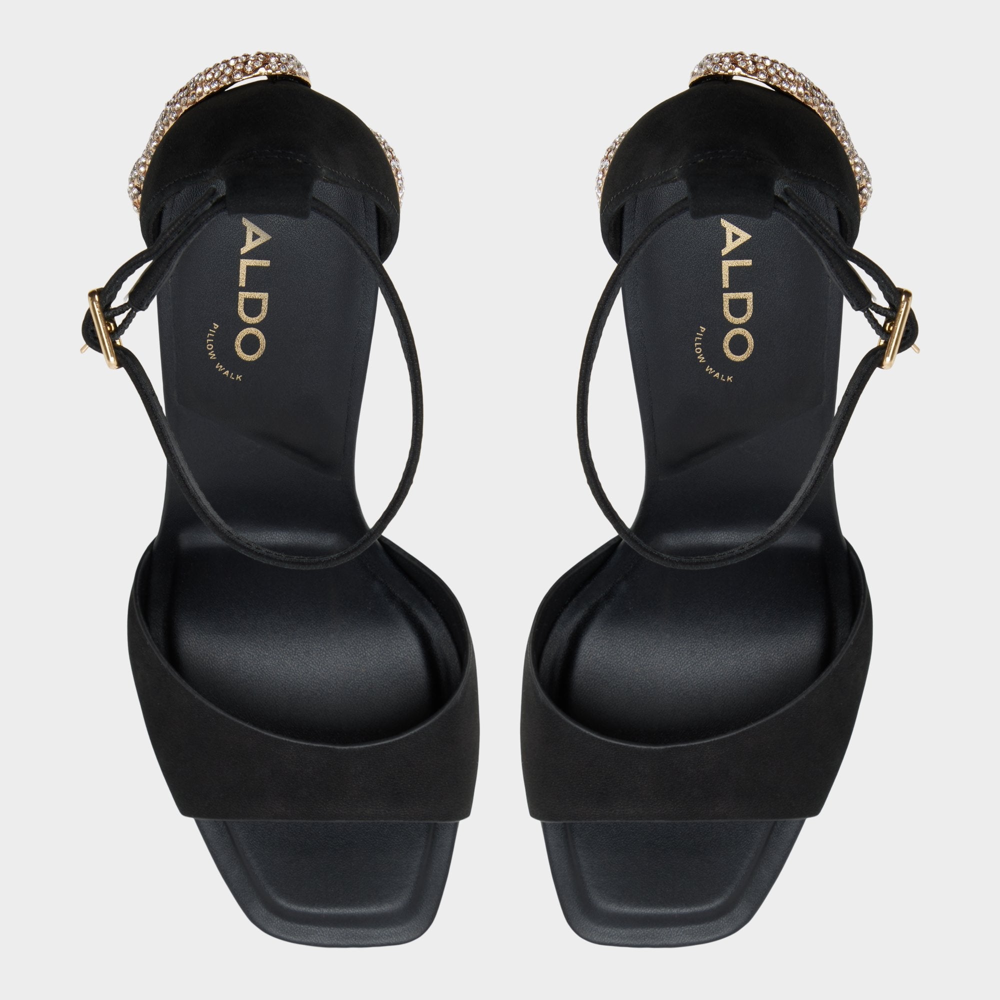 Aldo Medusa in Other Black 14266744 - Strappy heeled sandal, Platform Women|New