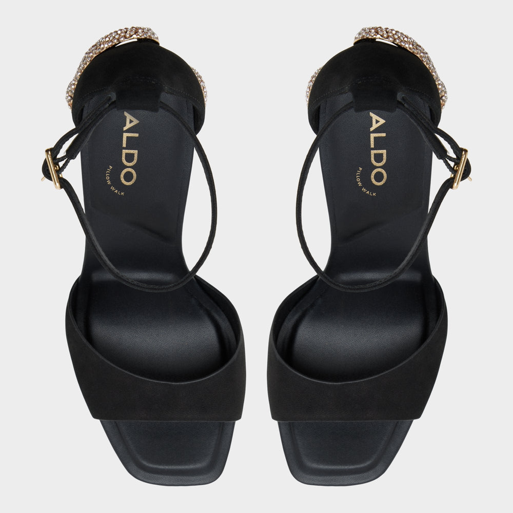 Aldo Medusa in Other Black 14266744 - Strappy heeled sandal, Platform Women|New