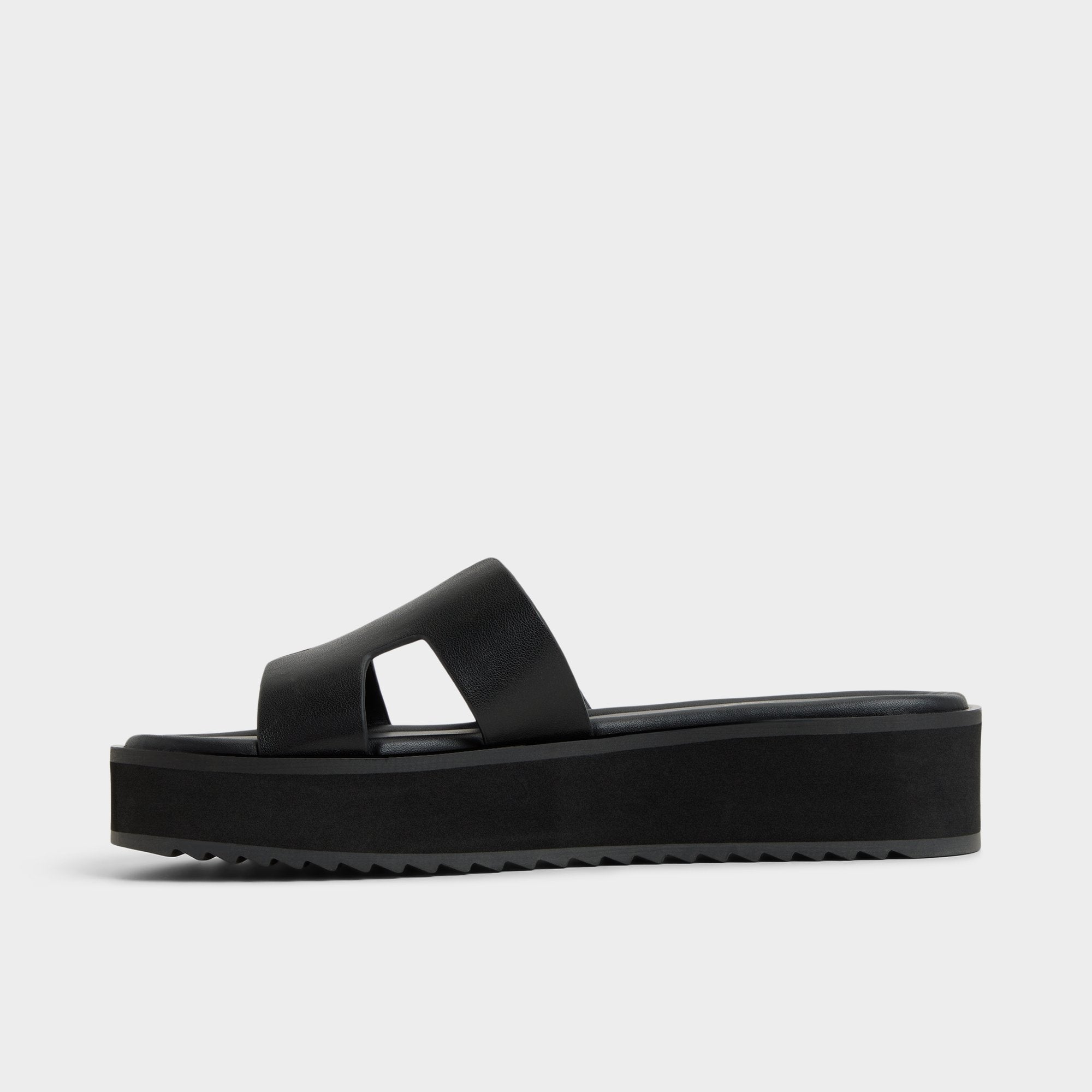 Aldo Anayelie in Black - Slide sandal, Platform Women|New