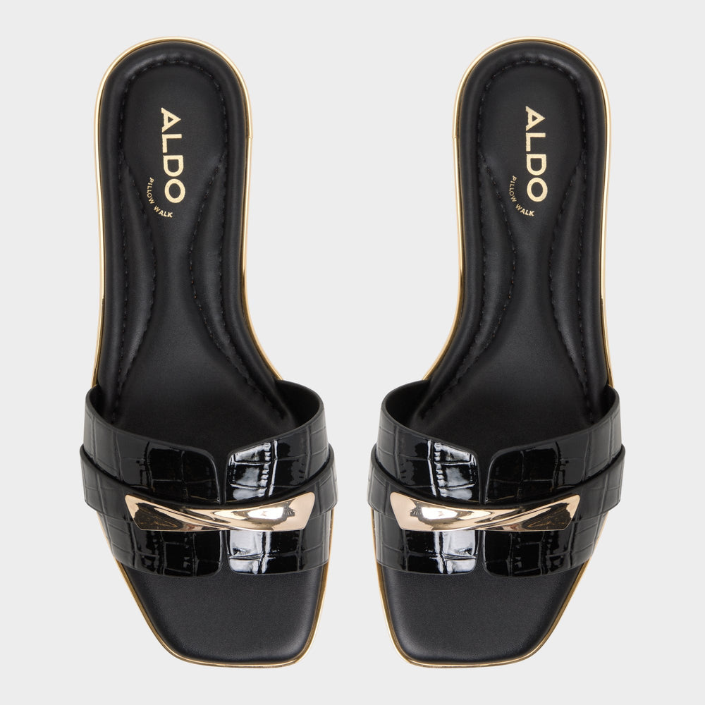 Aldo Darlina in Black - Slide sandal Women|New