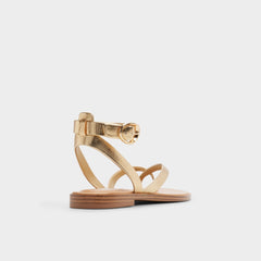 Aldo Daressi in Gold - Flat sandal Women|New