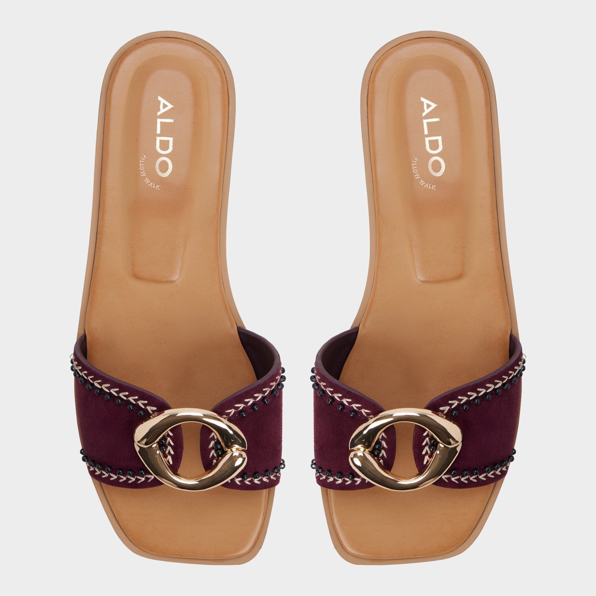 Aldo Biggin in Bordo - Slide sandal Women