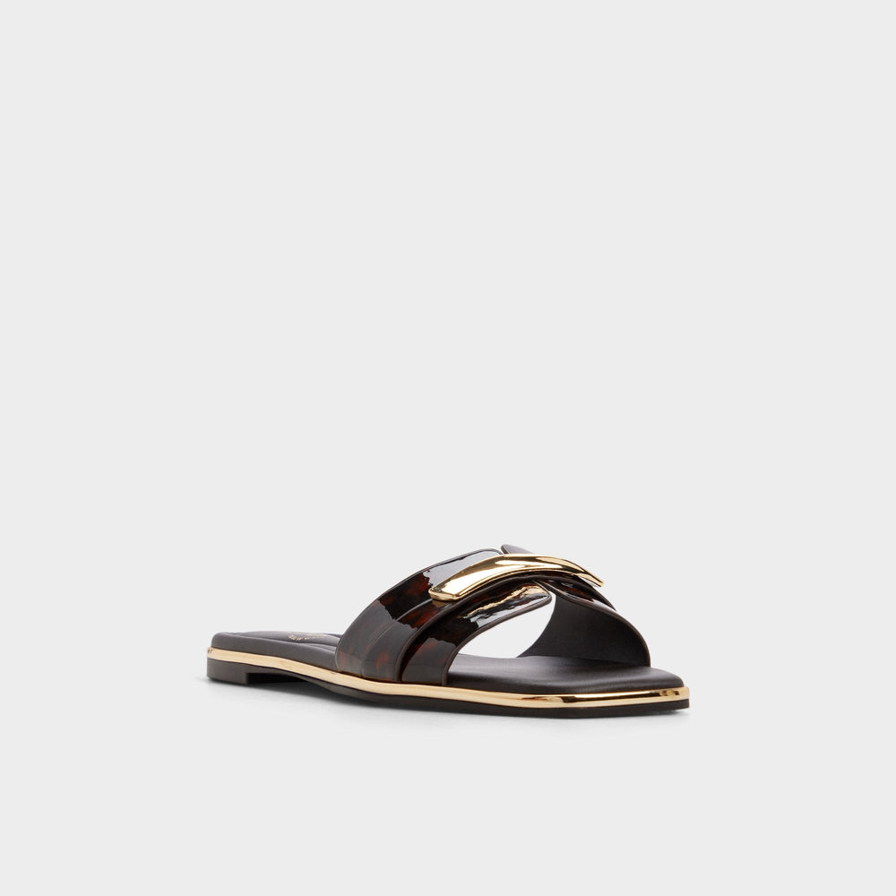 Aldo Darlina in Open Brown - Slide sandal Women|New