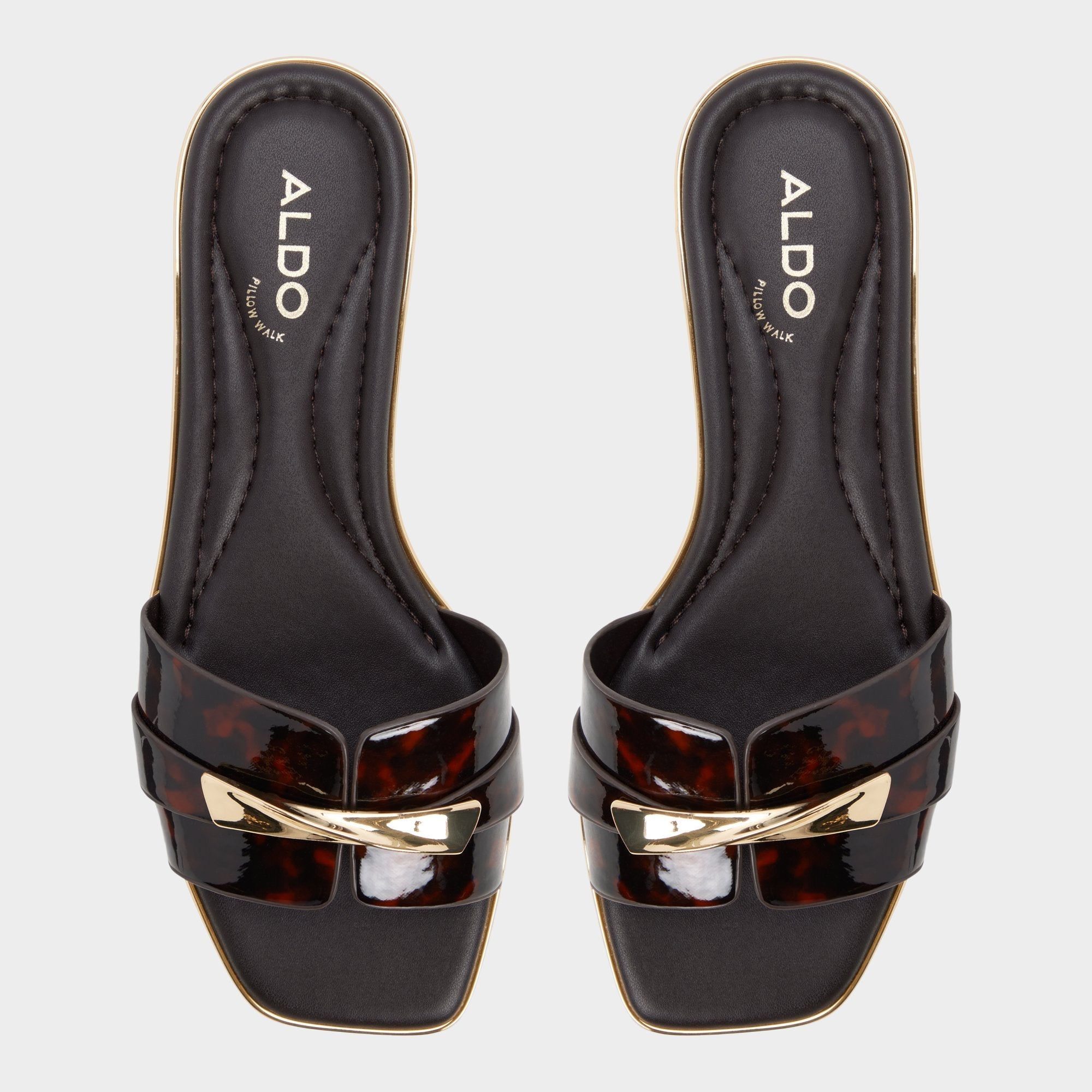 Aldo Darlina in Open Brown - Slide sandal Women|New