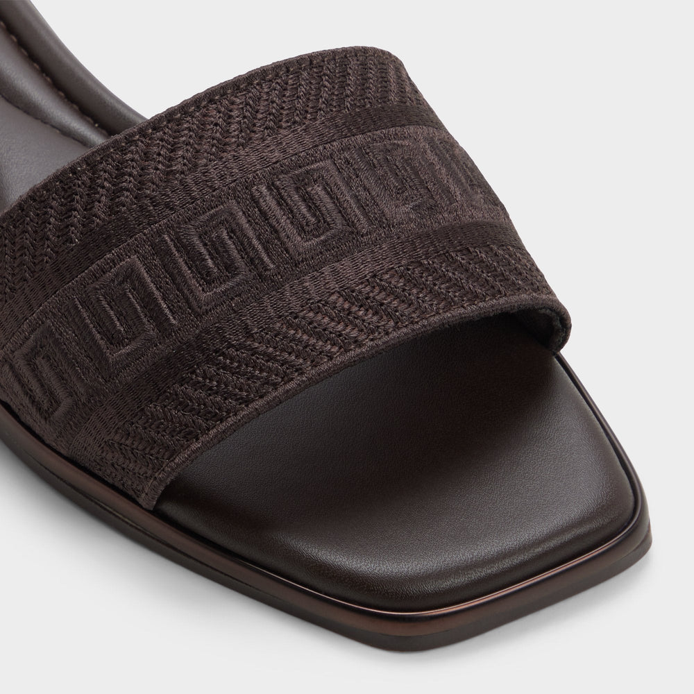 Aldo Oceania in Dark Brown 14298155 - Slide sandal Women|New