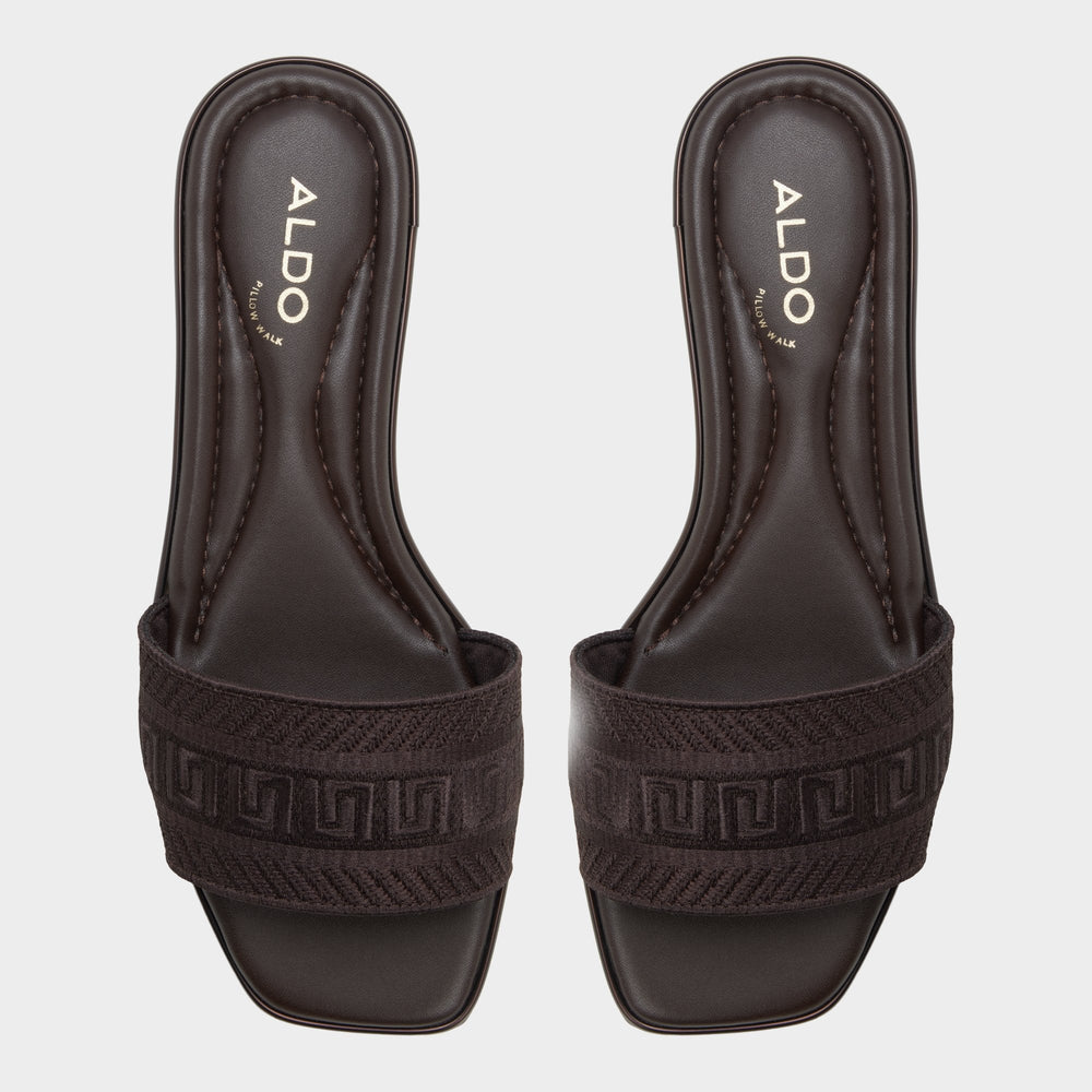 Aldo Oceania in Dark Brown 14298155 - Slide sandal Women|New