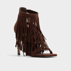 Aldo Nahana in Dark Brown - Strappy heeled sandal, Stiletto heel Women|New