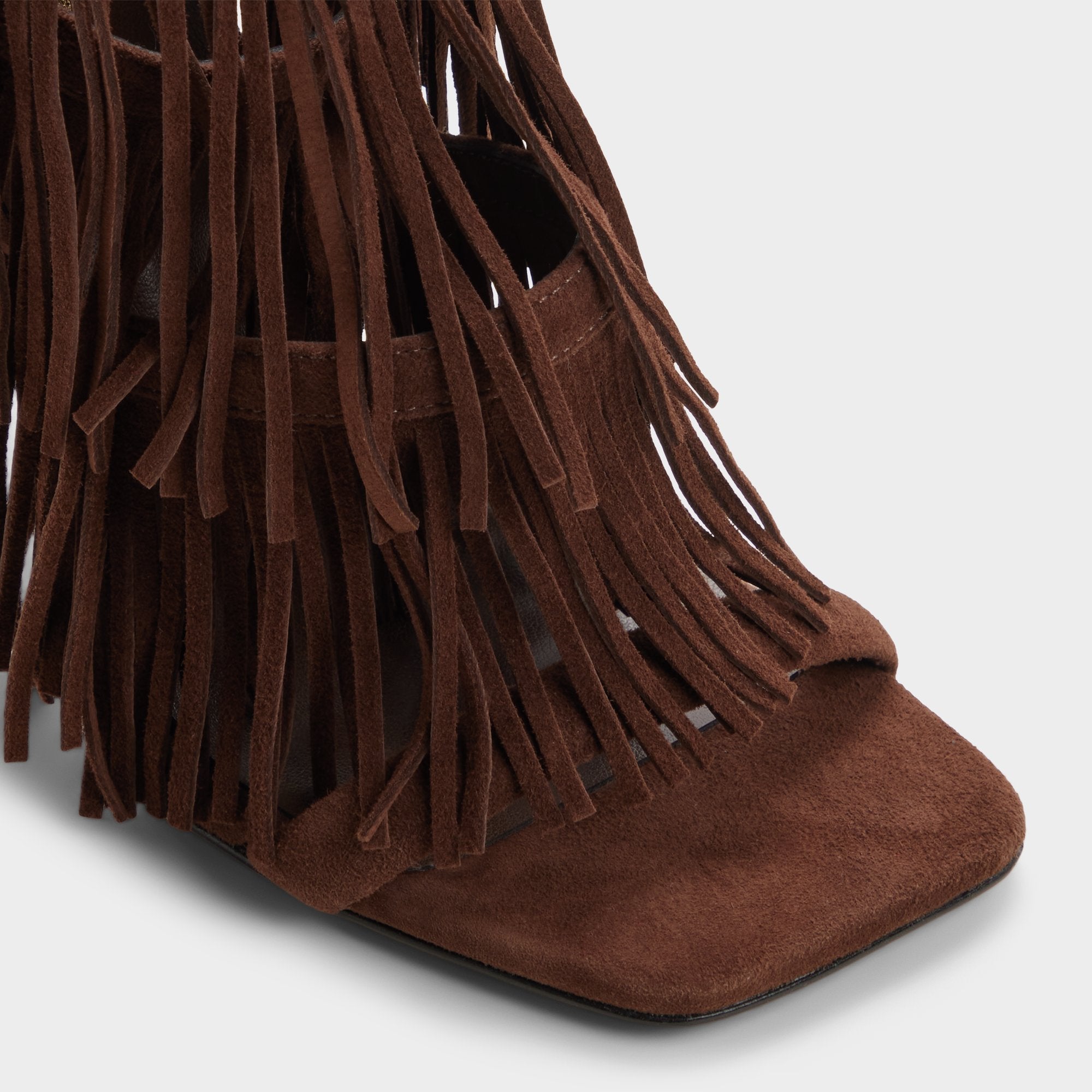 Aldo Nahana in Dark Brown - Strappy heeled sandal, Stiletto heel Women|New