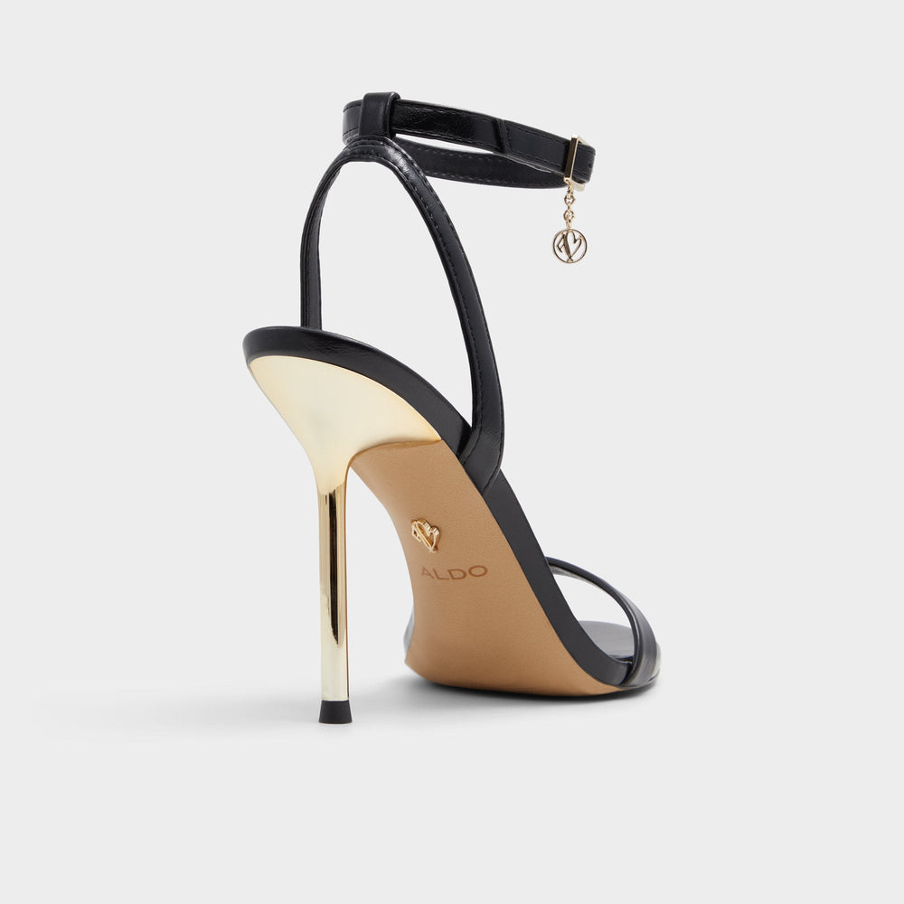 Aldo Maristou Black Women's Strappy sandals - Heeled sandal, Stiletto heel Women