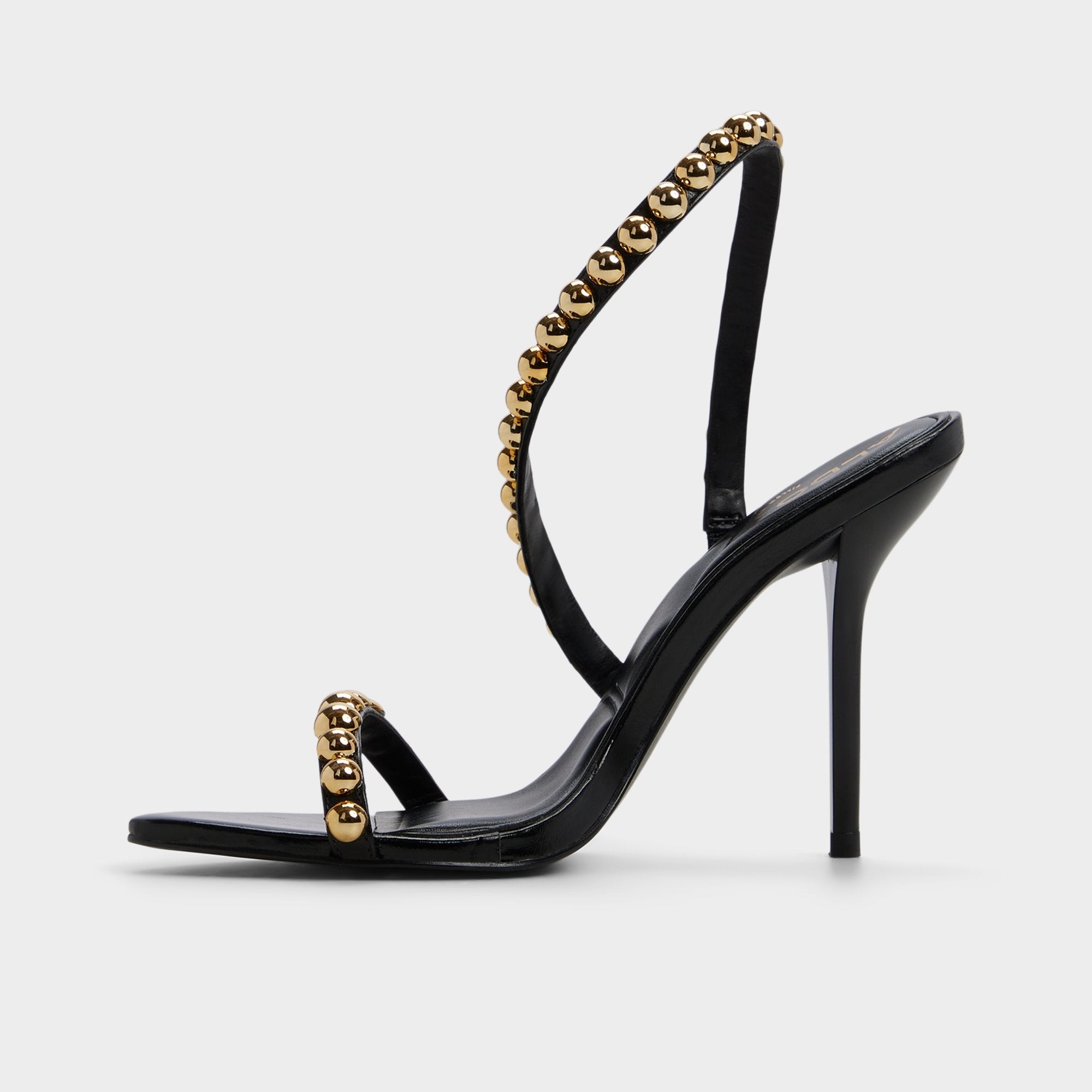Aldo Attey in Black - Strappy heeled sandal, Stiletto heel Women