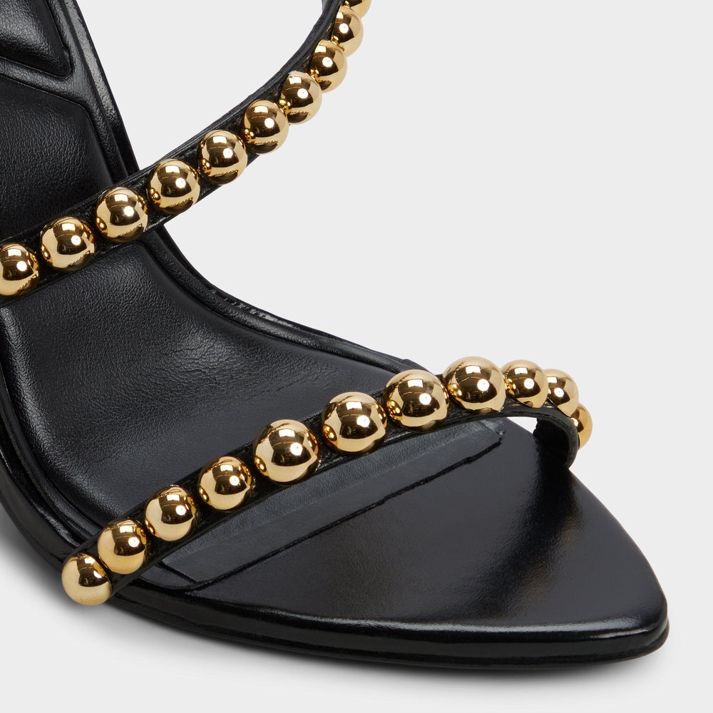 Aldo Attey in Black - Strappy heeled sandal, Stiletto heel Women