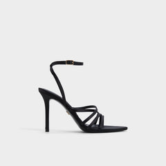 Aldo Solania Black Women's Strappy sandals - Strappy heeled sandal, Stiletto heel Women