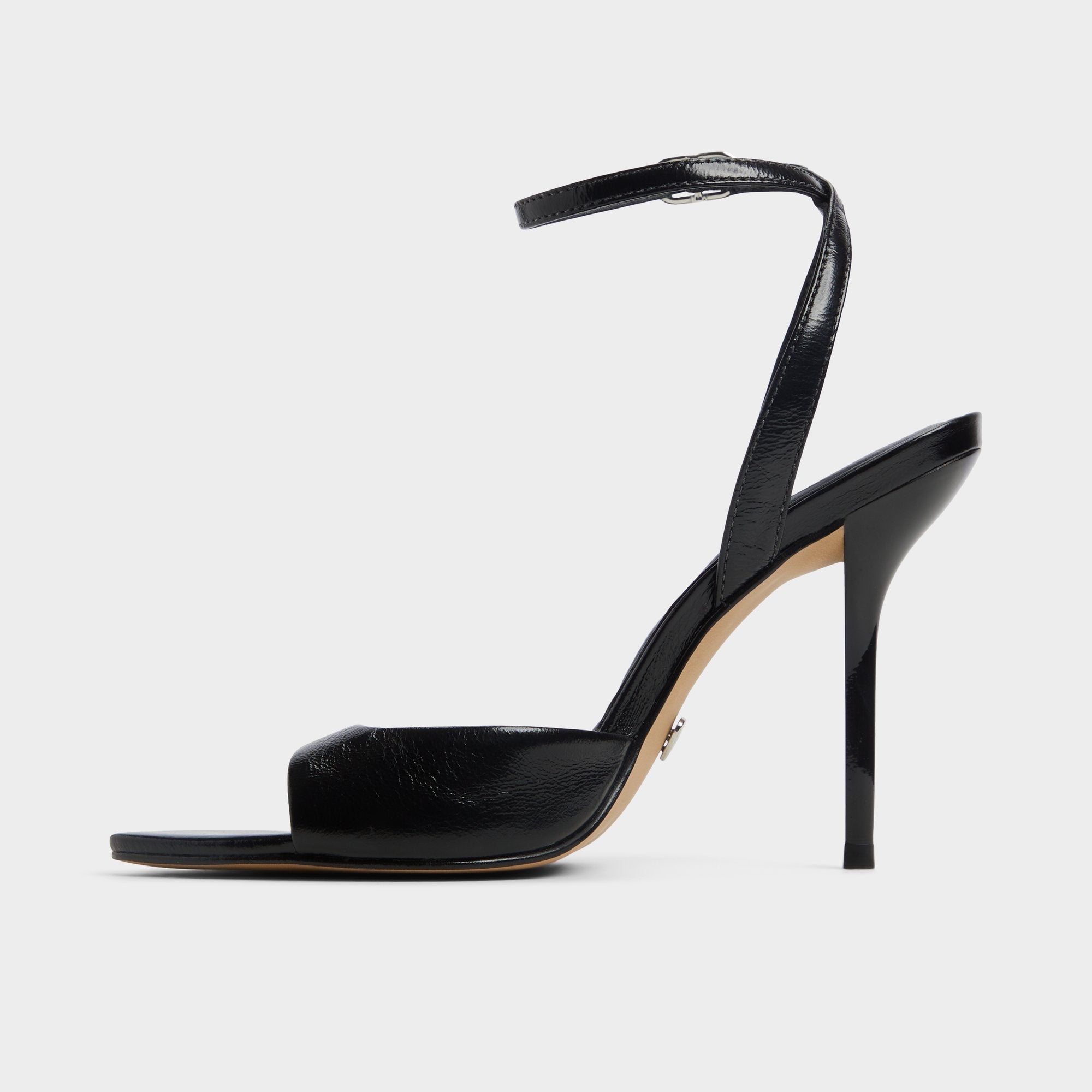 Aldo Forevermore Black Women's Strappy sandals - Strappy heeled sandal, Stiletto heel Women