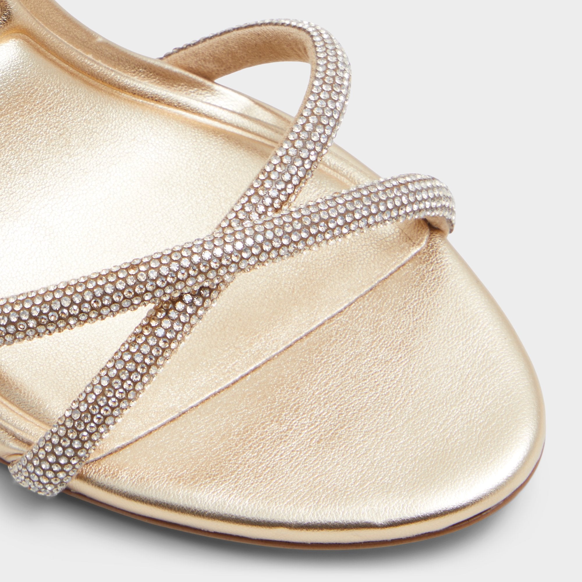 Aldo Manaelden Gold Women's Heeled sandals - Strappy heeled sandal, Stiletto heel Women