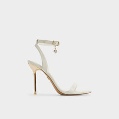 Aldo Maristou White Women's Strappy sandals - Heeled sandal, Stiletto heel Women