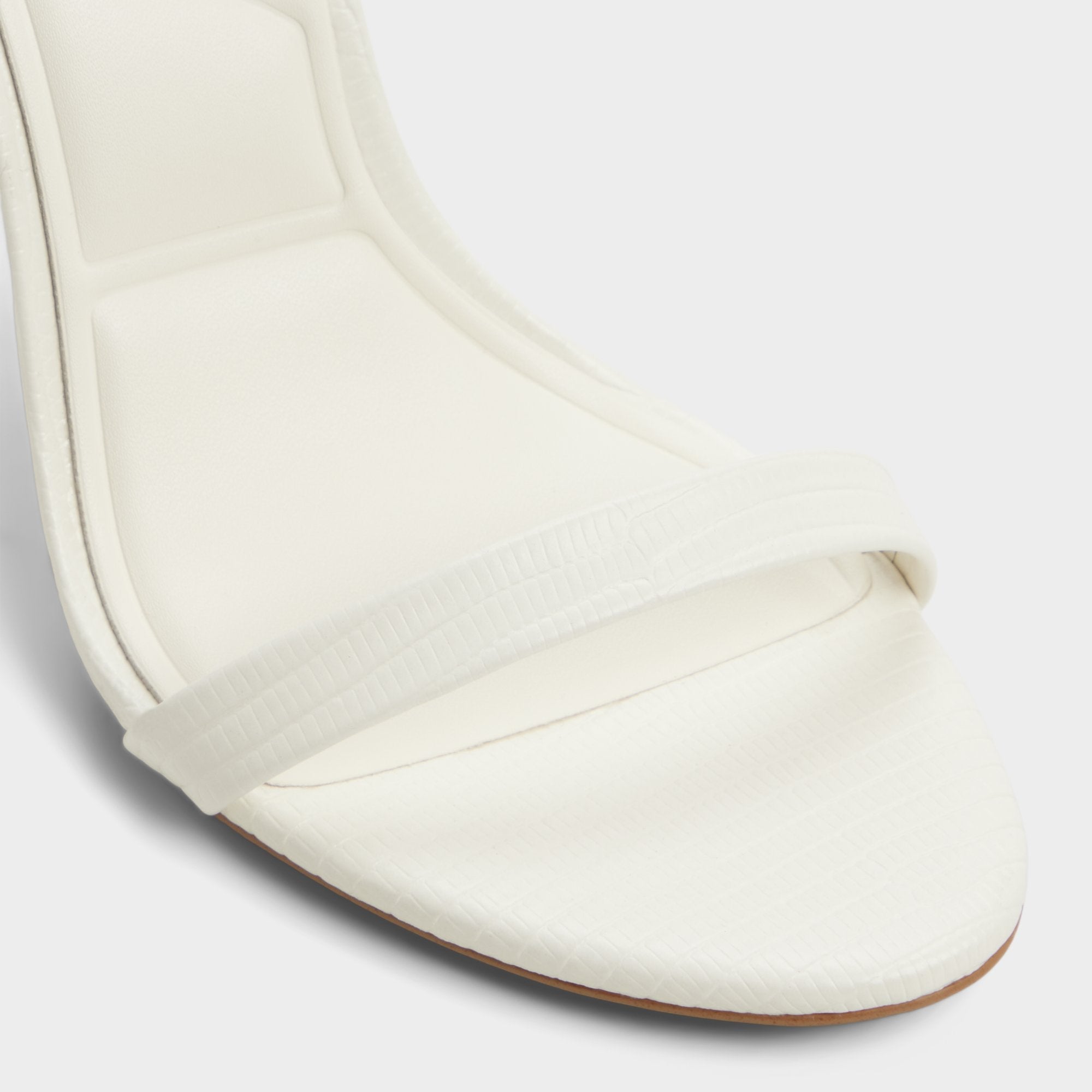 Aldo Maristou White Women's Strappy sandals - Heeled sandal, Stiletto heel Women