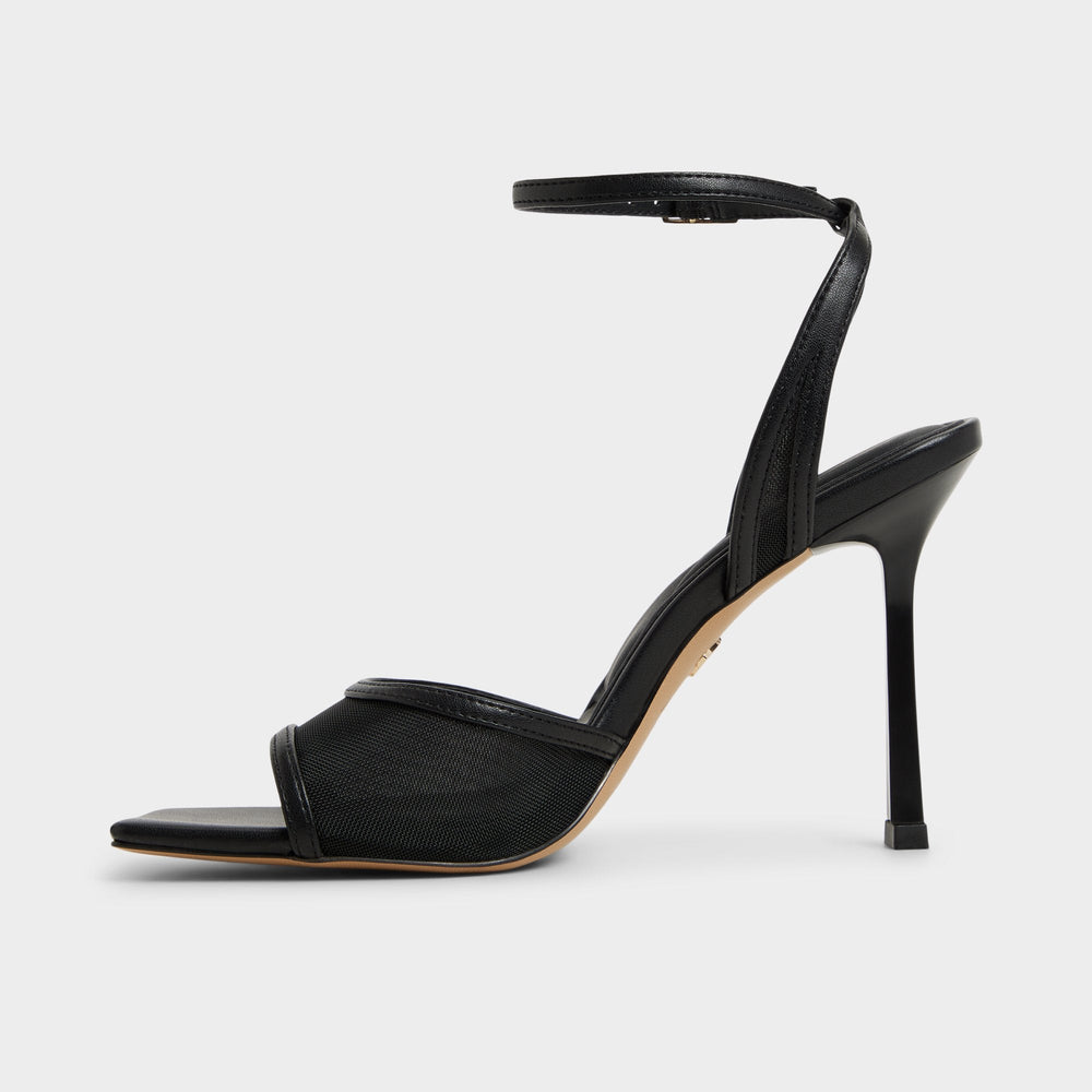 Aldo Sharra in Black 14119591 - Strappy heeled sandal, Stiletto heel Women