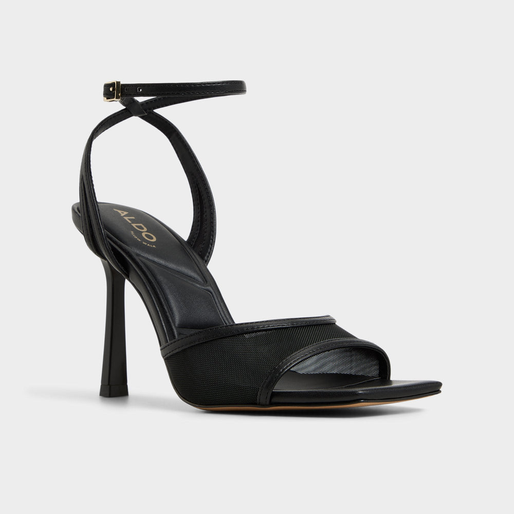 Aldo Sharra in Black 14119591 - Strappy heeled sandal, Stiletto heel Women