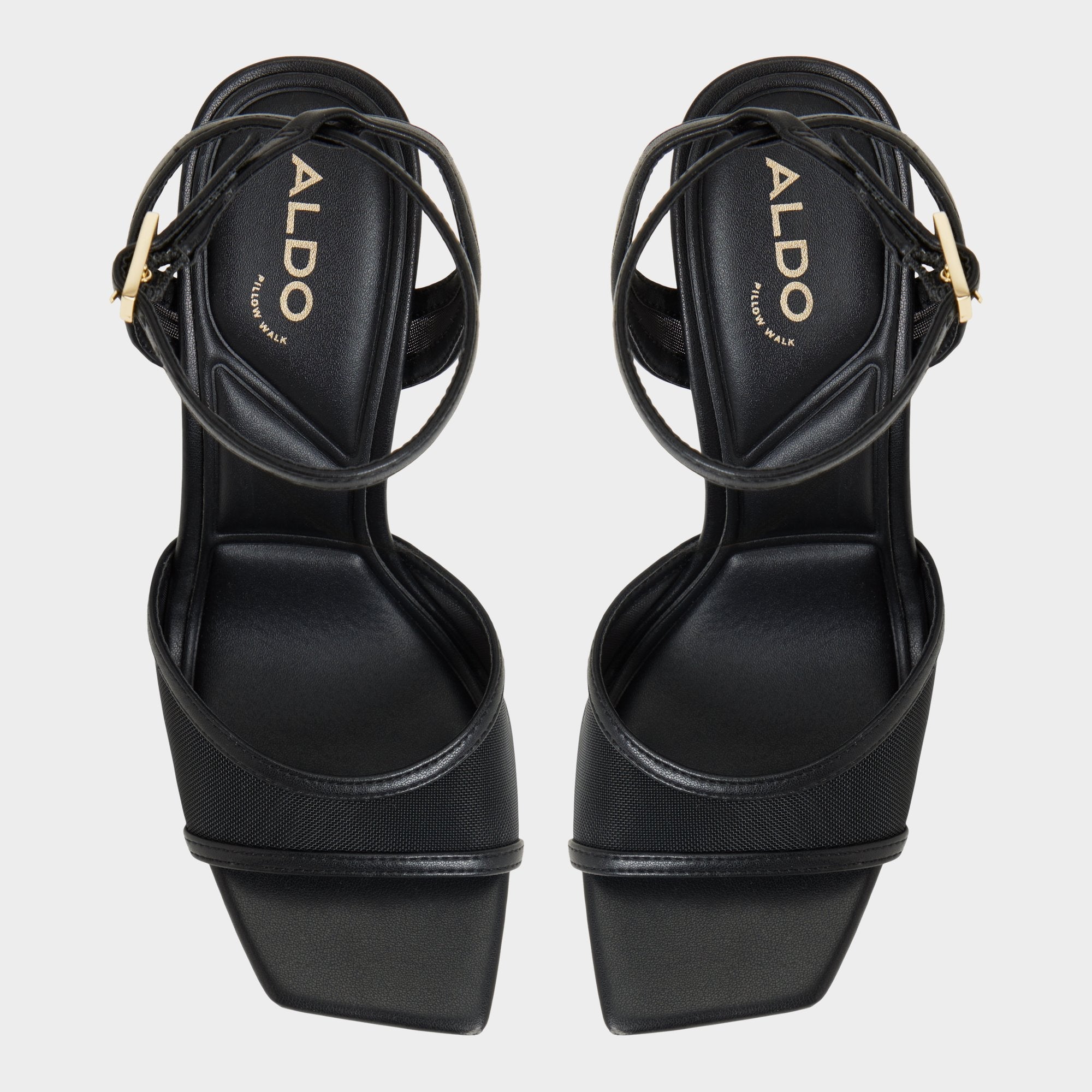 Aldo Sharra in Black 14119591 - Strappy heeled sandal, Stiletto heel Women