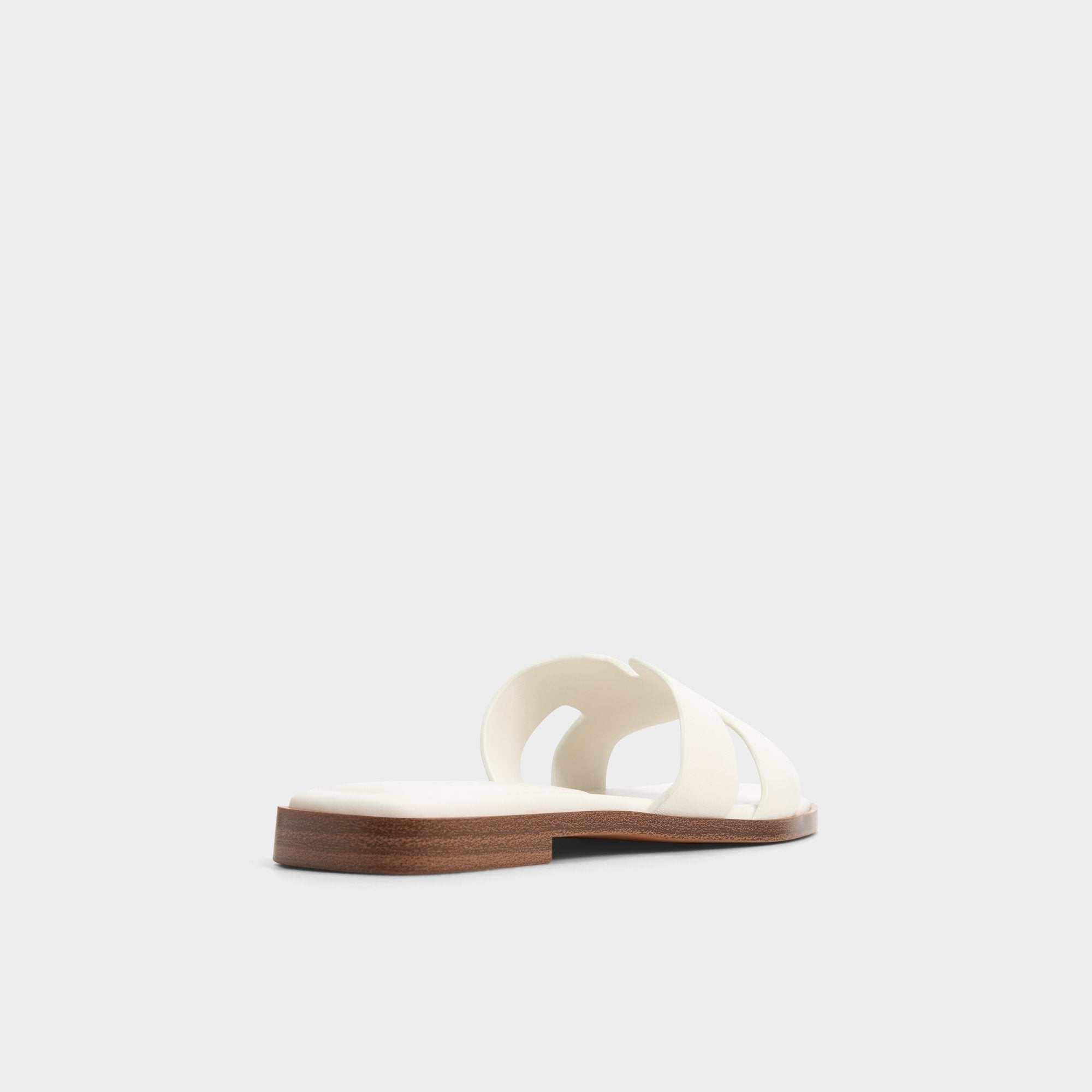 Aldo Itsandal White Women's Flats - Slide sandal Women