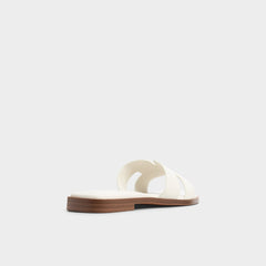Aldo Itsandal White Women's Flats - Slide sandal Women