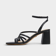 Aldo Esther Black Women's Block heels - Strappy heeled sandal, Block heel Women