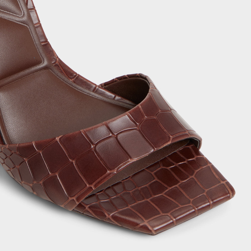 Aldo Harmonious in Dark Brown - Strappy heeled sandal Women|Bags