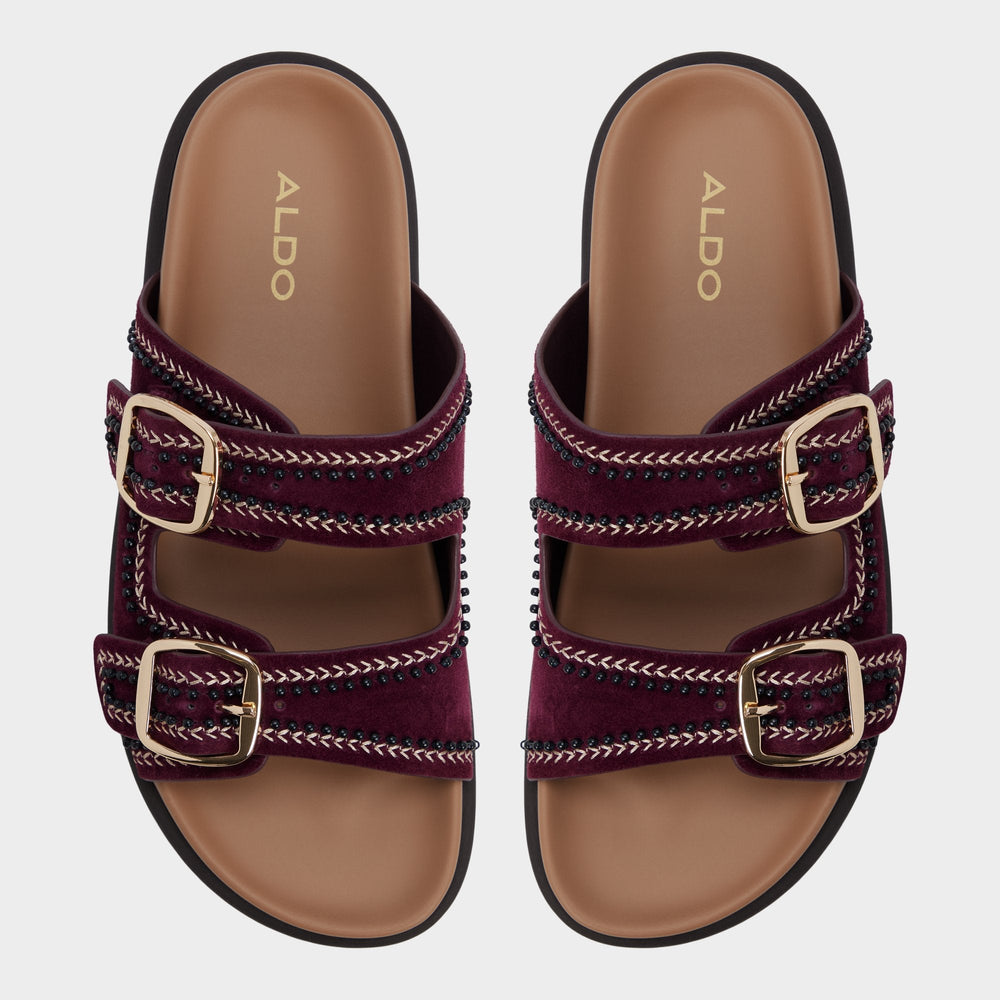 Aldo Bohochic in Bordo - Footbed sandal, Footbed sandal Women