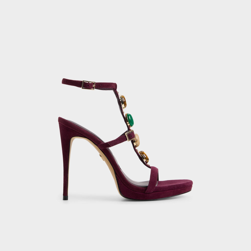 Aldo Opalia in Bordo - Strappy heeled sandal, Platform Women