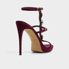 Aldo Opalia in Bordo - Strappy heeled sandal, Platform Women