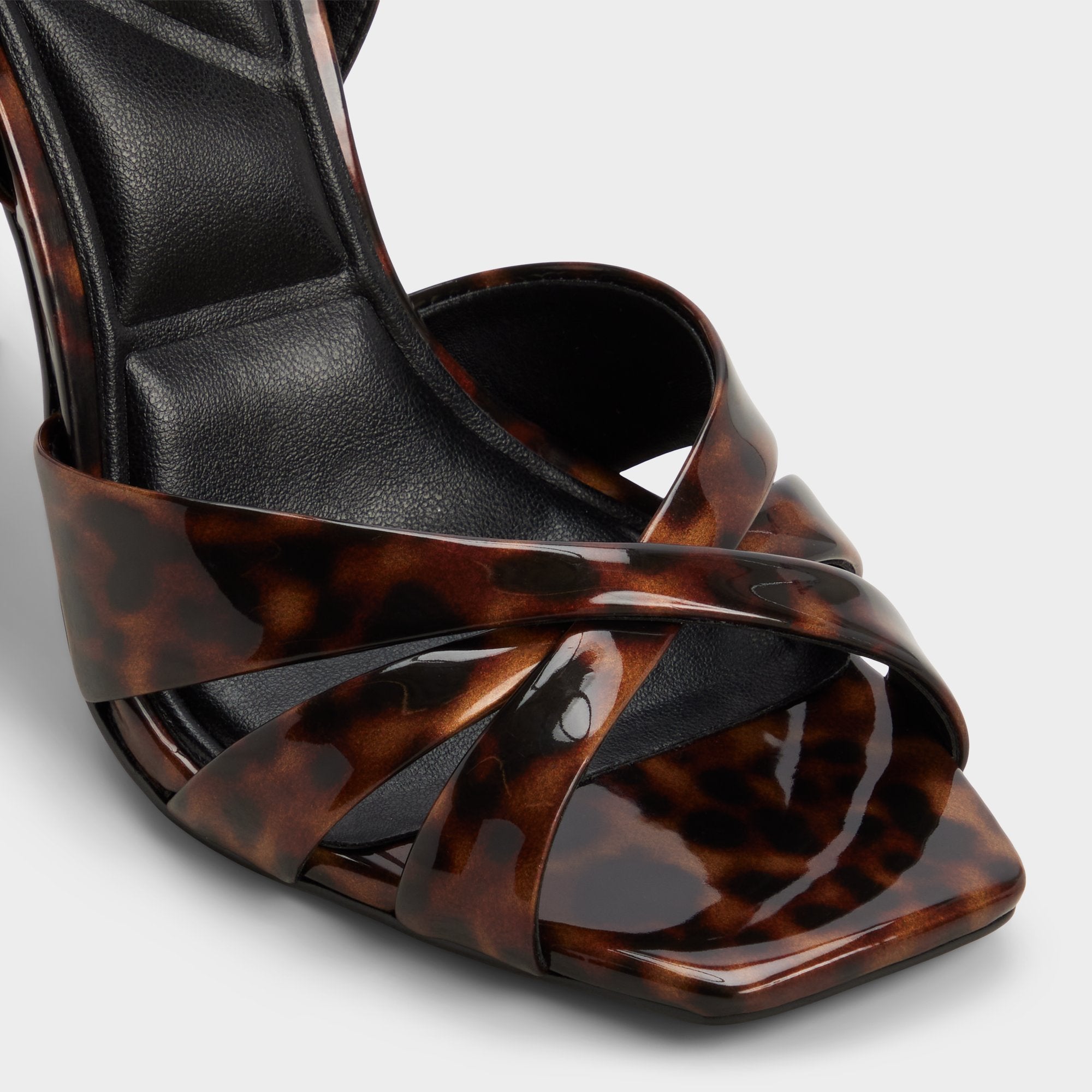 Aldo Meteora in Open Brown - Strappy heeled sandal, Stiletto heel Women