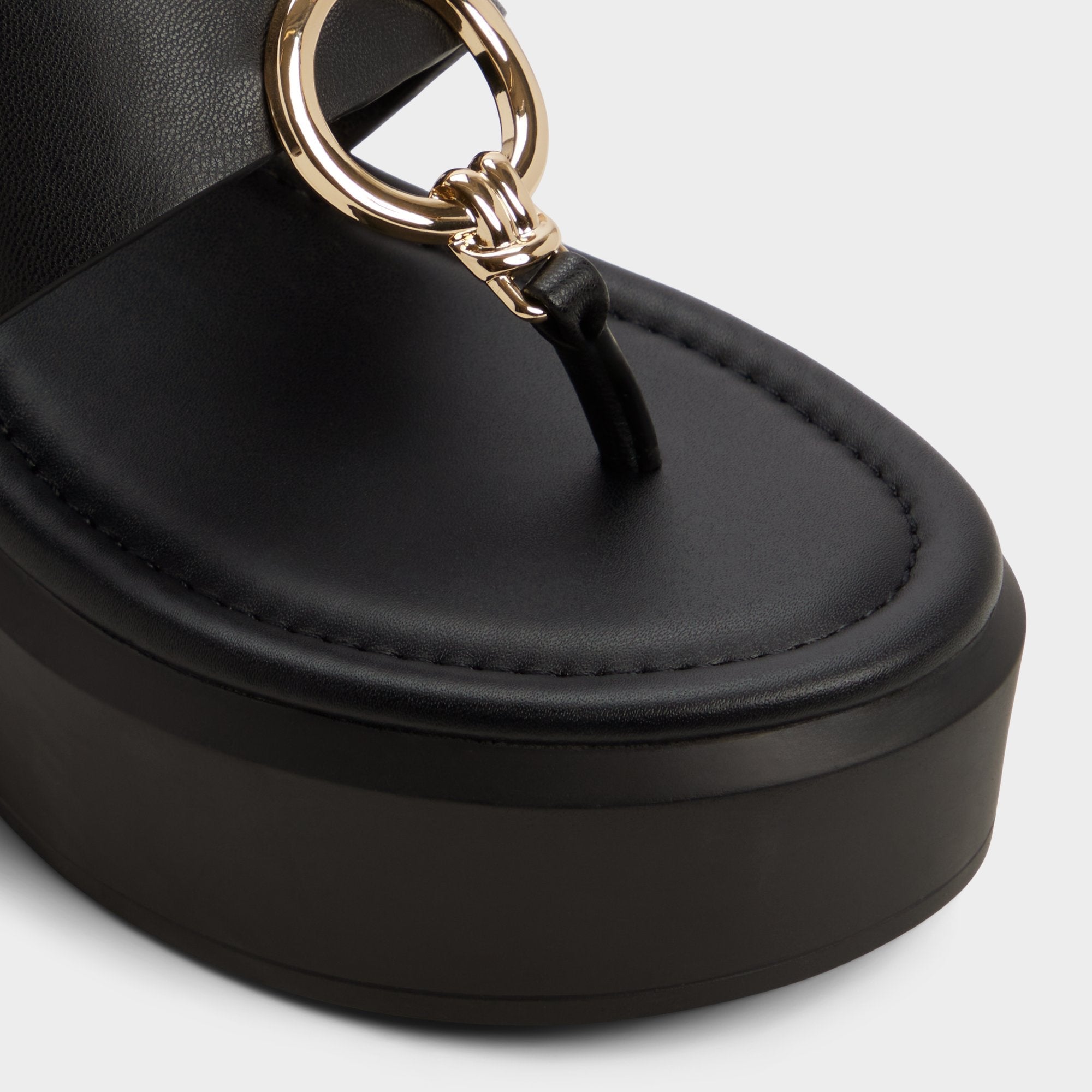 Aldo Friegan in Black - Slide sandal, Wedge heel Women