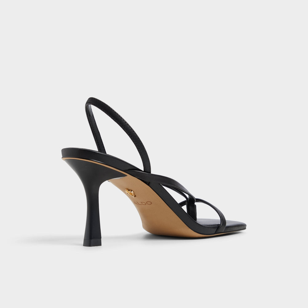 Aldo Riva Other Black Women's Strappy sandals - Sling back heeled sandal, Stiletto heel Women