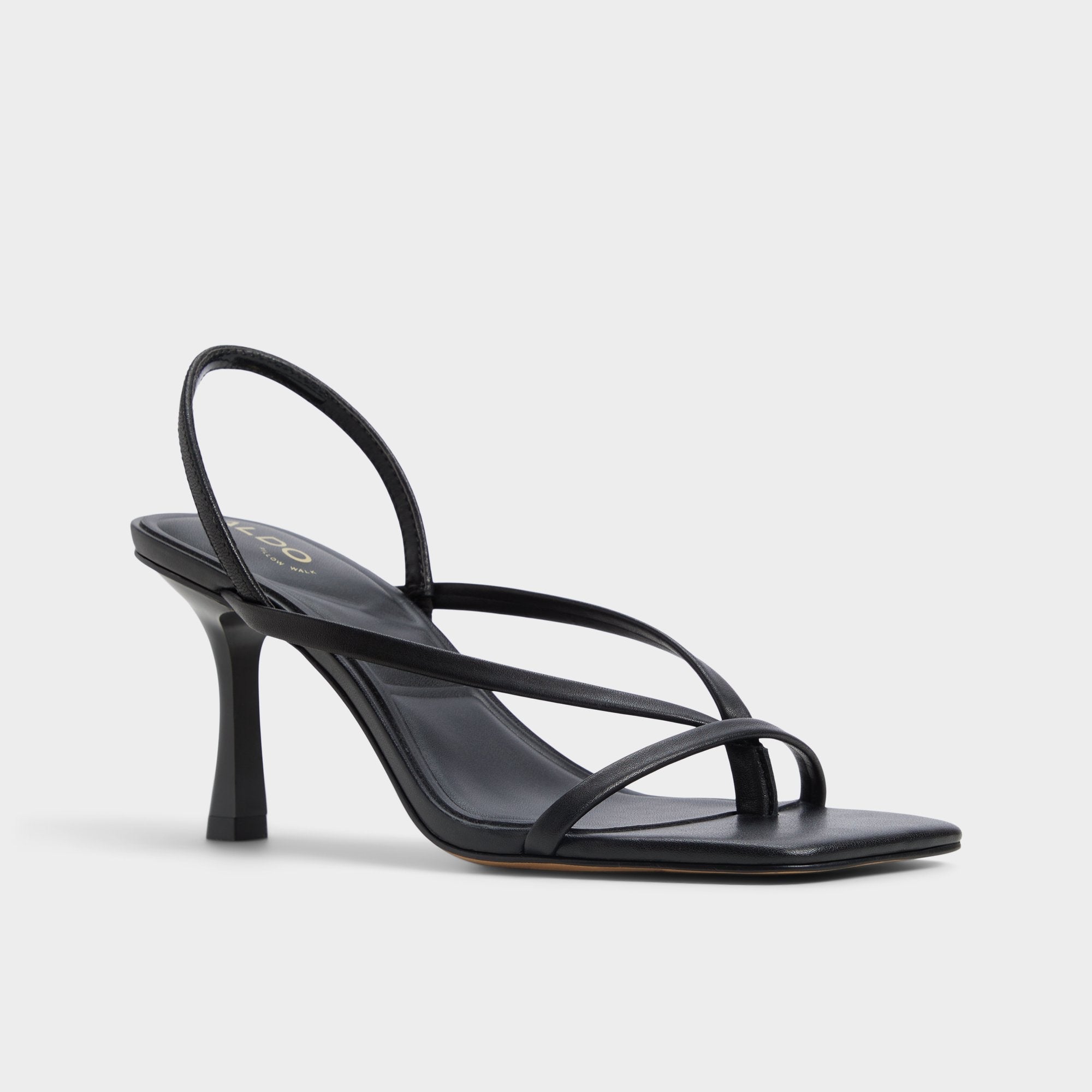 Aldo Riva Other Black Women's Strappy sandals - Sling back heeled sandal, Stiletto heel Women