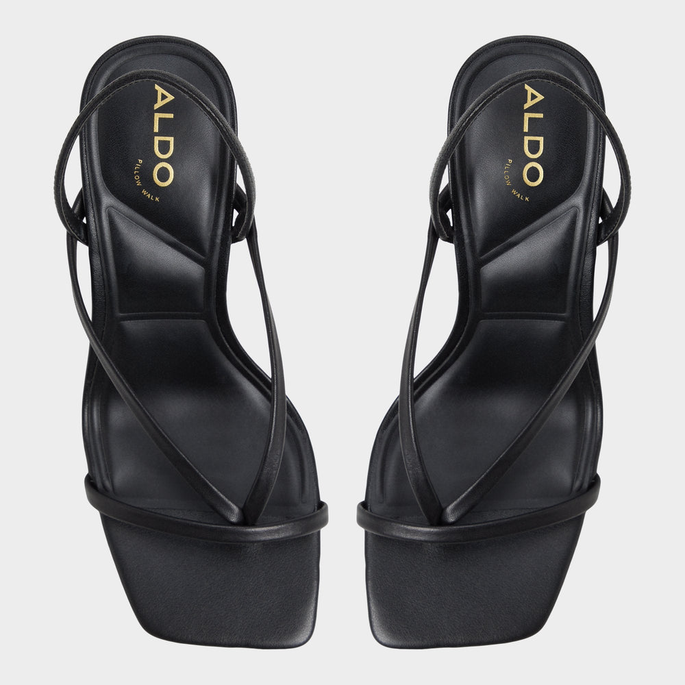 Aldo Riva Other Black Women's Strappy sandals - Sling back heeled sandal, Stiletto heel Women