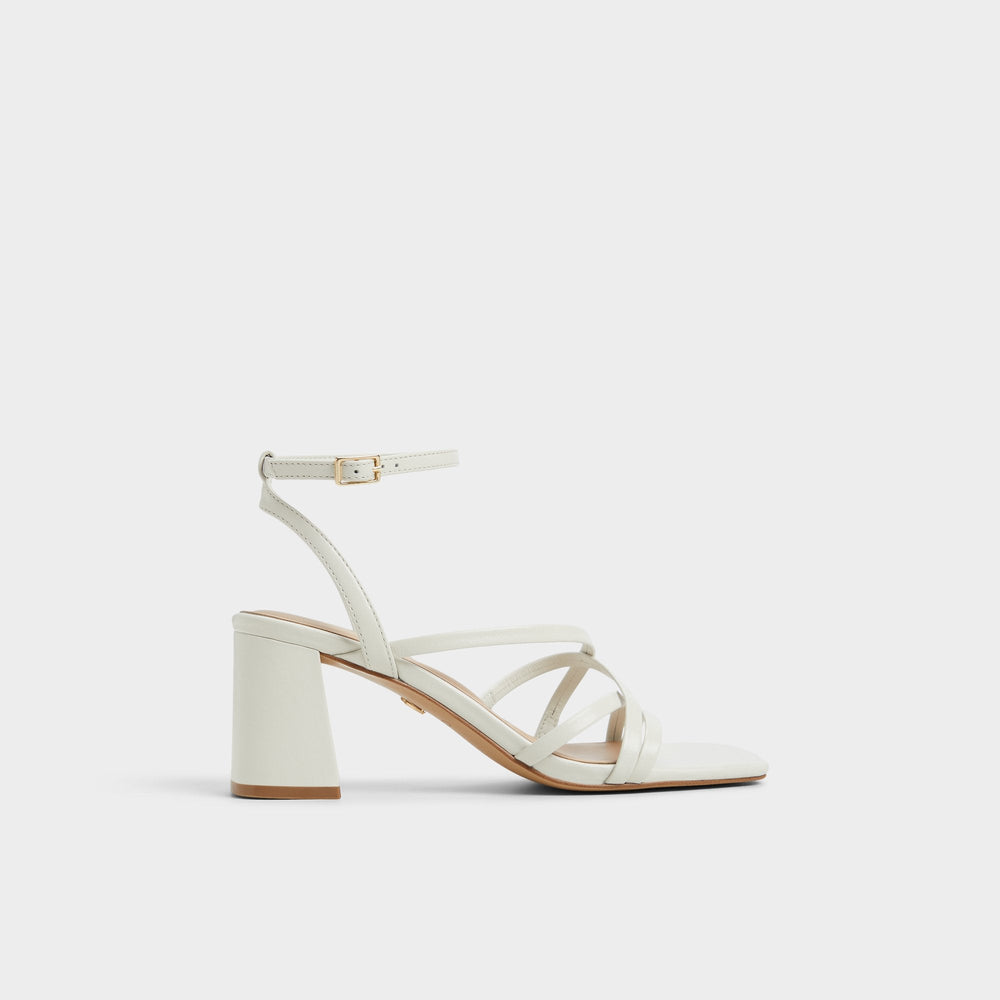 Aldo Esther Other White Women's Block heels - Strappy heeled sandal, Block heel Women