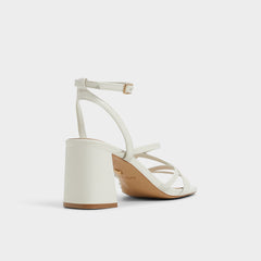 Aldo Esther Other White Women's Block heels - Strappy heeled sandal, Block heel Women