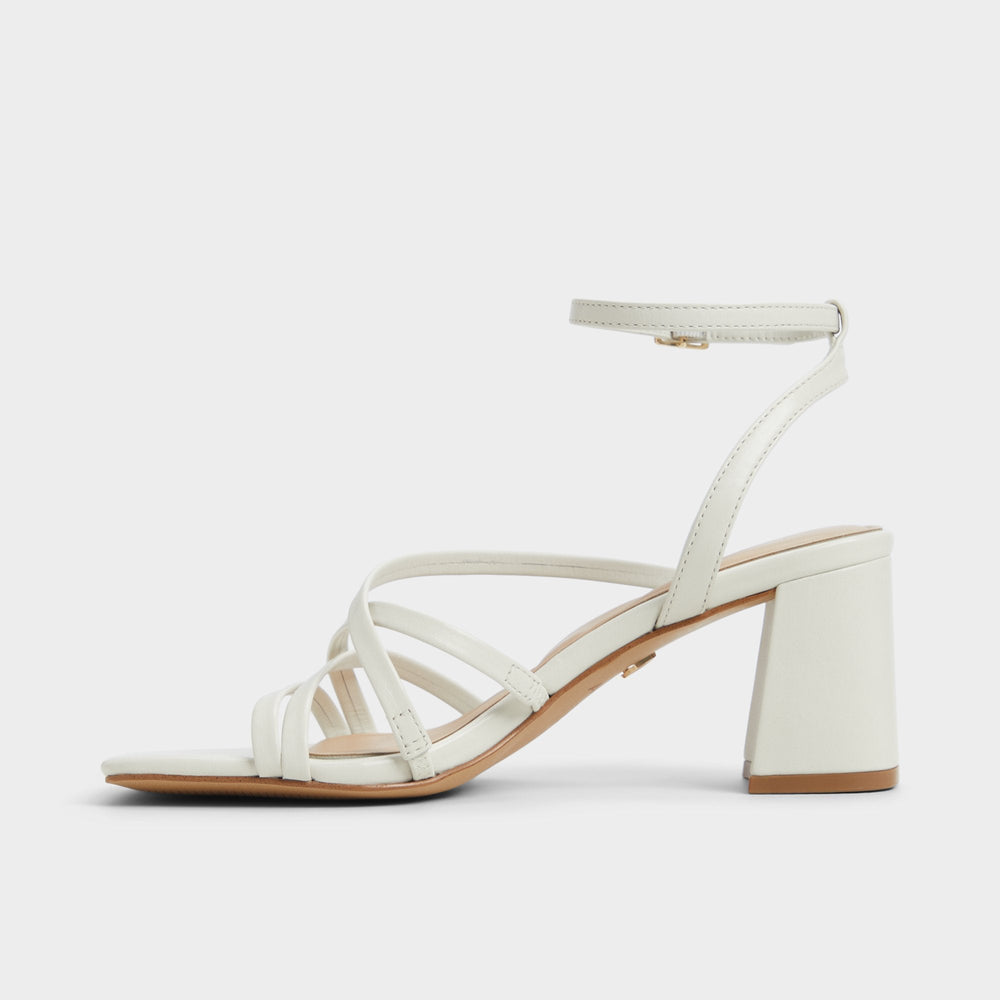 Aldo Esther Other White Women's Block heels - Strappy heeled sandal, Block heel Women
