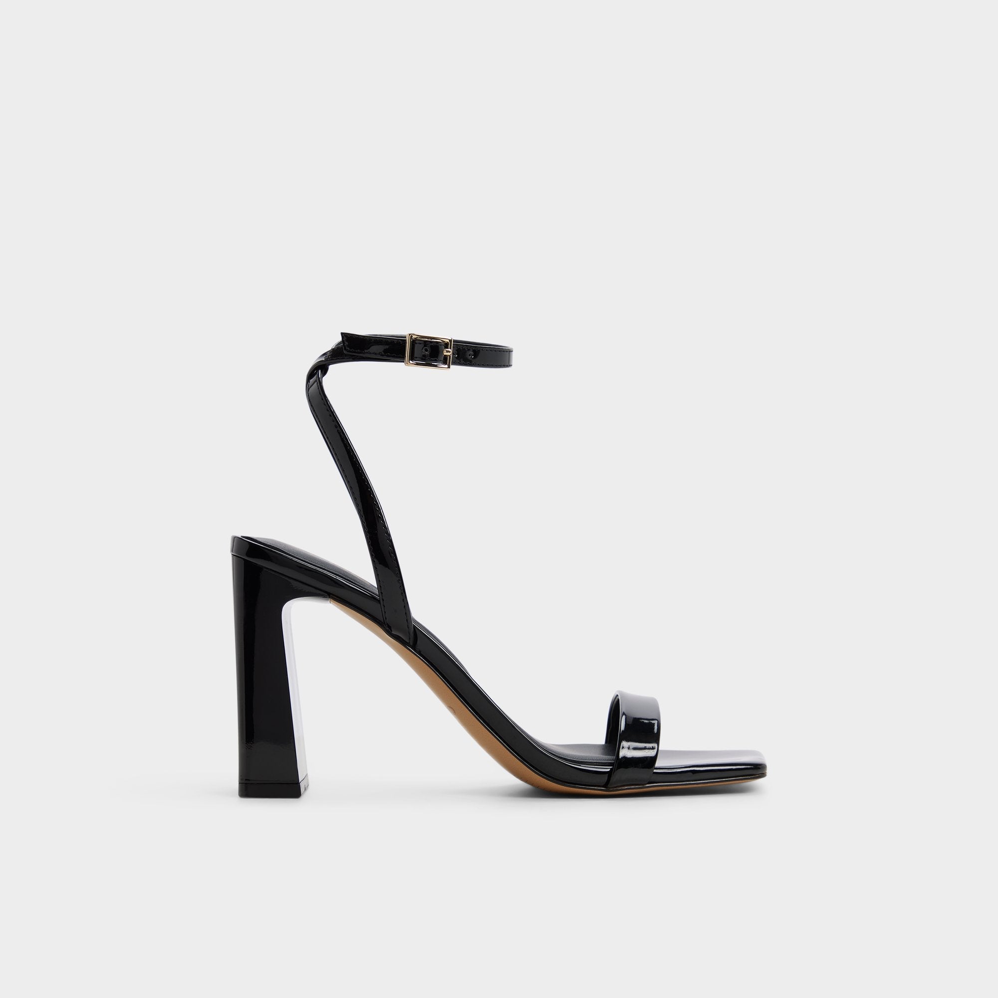 Aldo Azzira in Black - Strappy heeled sandal, Block heel Women