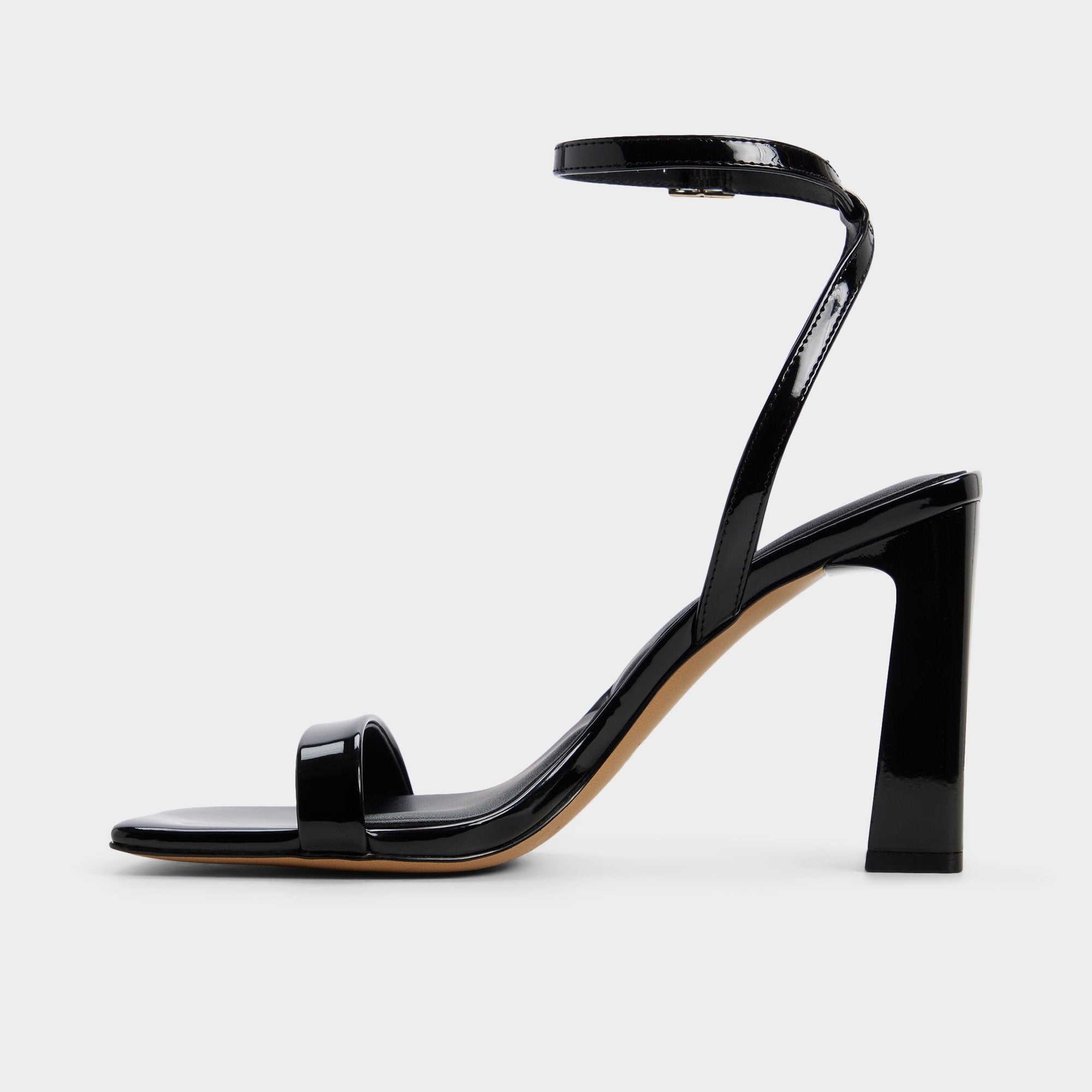 Aldo Azzira in Black - Strappy heeled sandal, Block heel Women