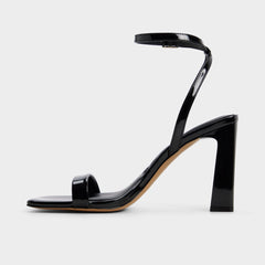 Aldo Azzira in Black - Strappy heeled sandal, Block heel Women