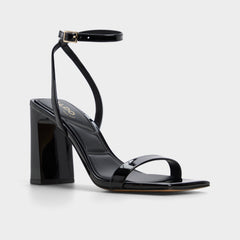 Aldo Azzira in Black - Strappy heeled sandal, Block heel Women