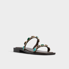 Aldo Sapphira in Dark Brown 14189967 - Slide sandal Women