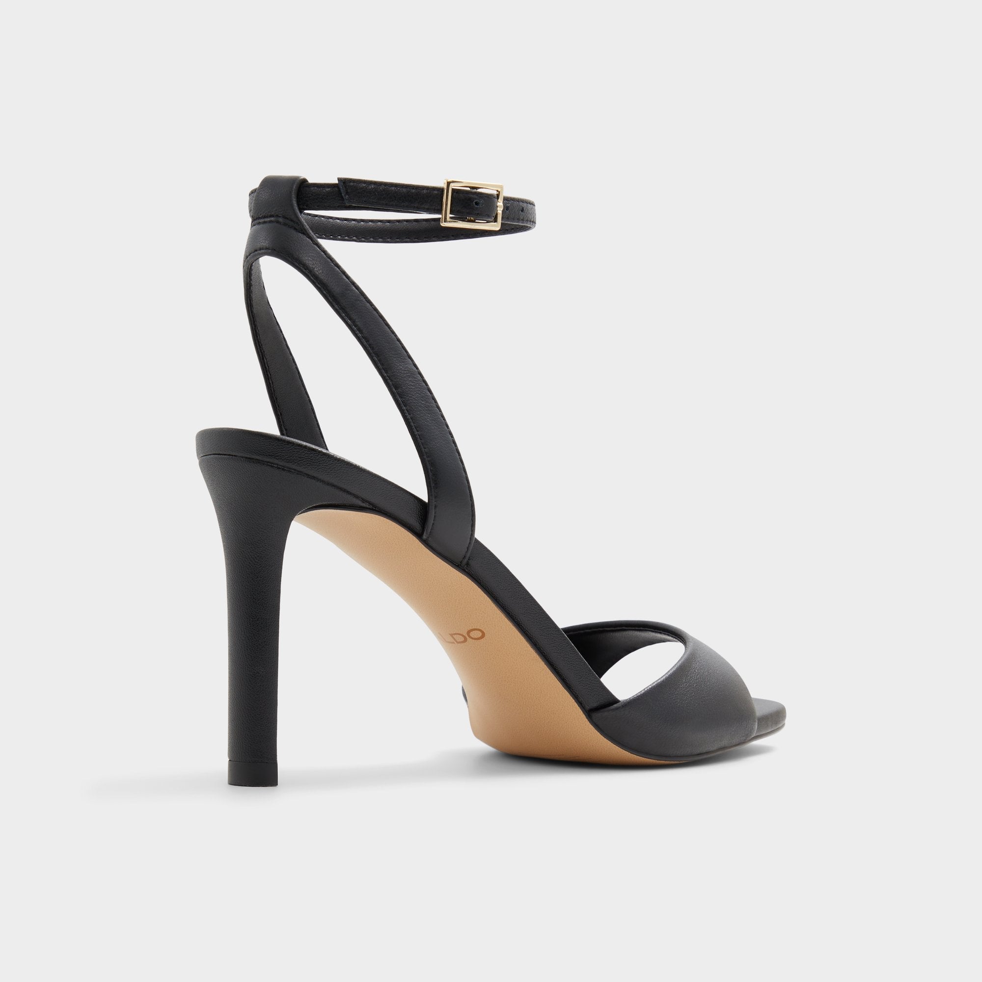 Aldo Sake Black Women's Strappy sandals - Strappy heeled sandal Women