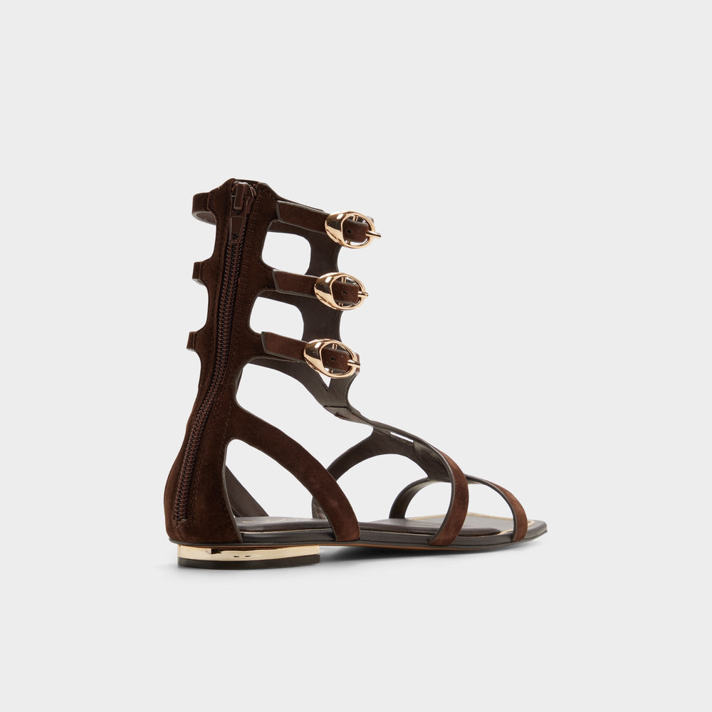 Aldo Marisea in Dark Brown - Gladiator sandal Women